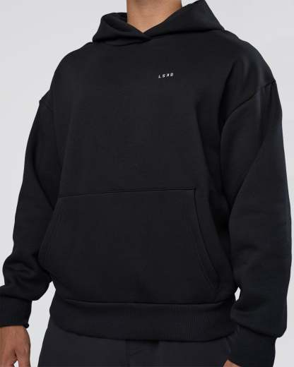 Lifting Unisex Oversized Hoodie - Black-Flame