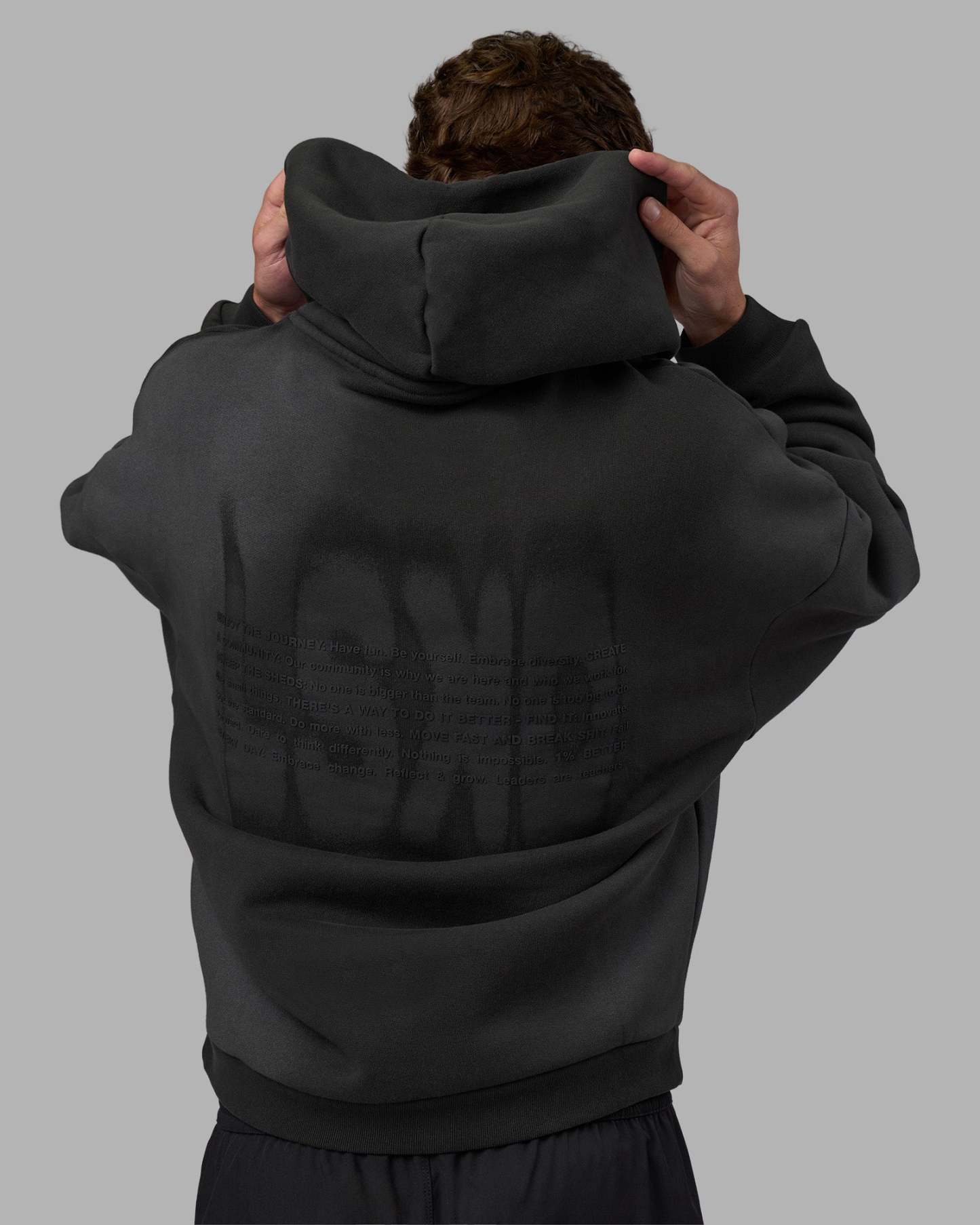 Memory In Motion Ultra Heavyweight Washed Hoodie - Charcoal Washed