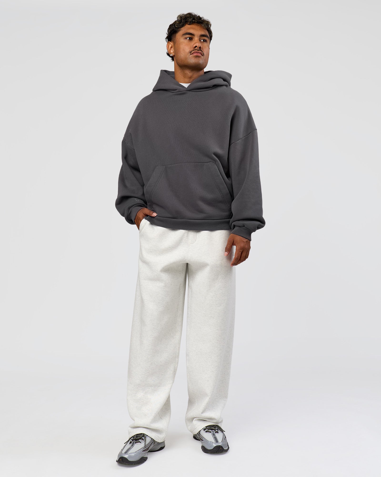 Memory In Motion Ultra Heavyweight Washed Hoodie - Dark Storm Washed