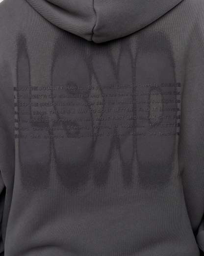 Memory In Motion Ultra Heavyweight Washed Hoodie - Dark Storm Washed