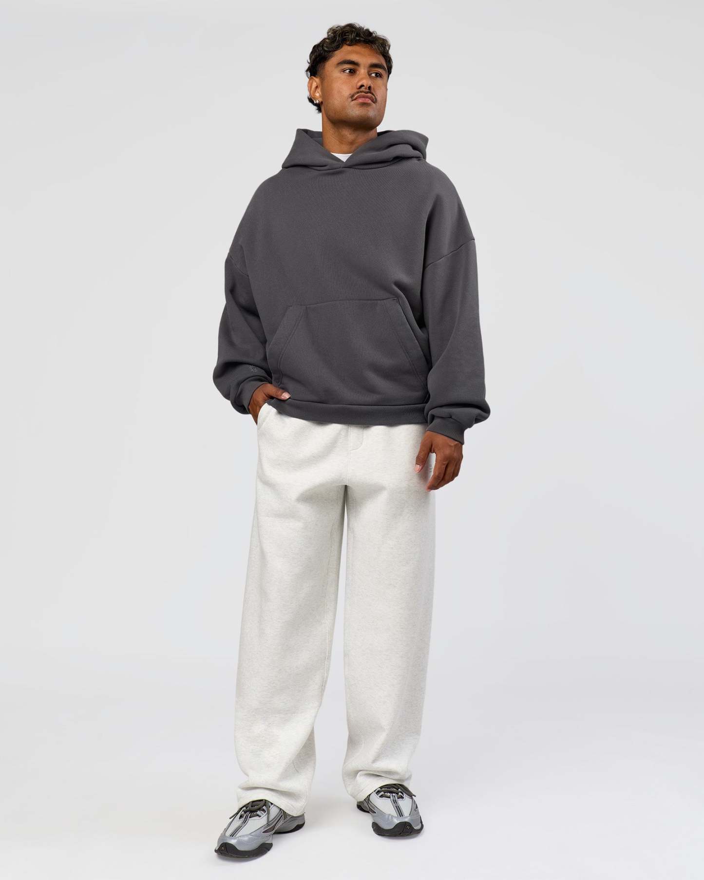 Memory In Motion Ultra Heavyweight Washed Hoodie - Dark Storm Washed
