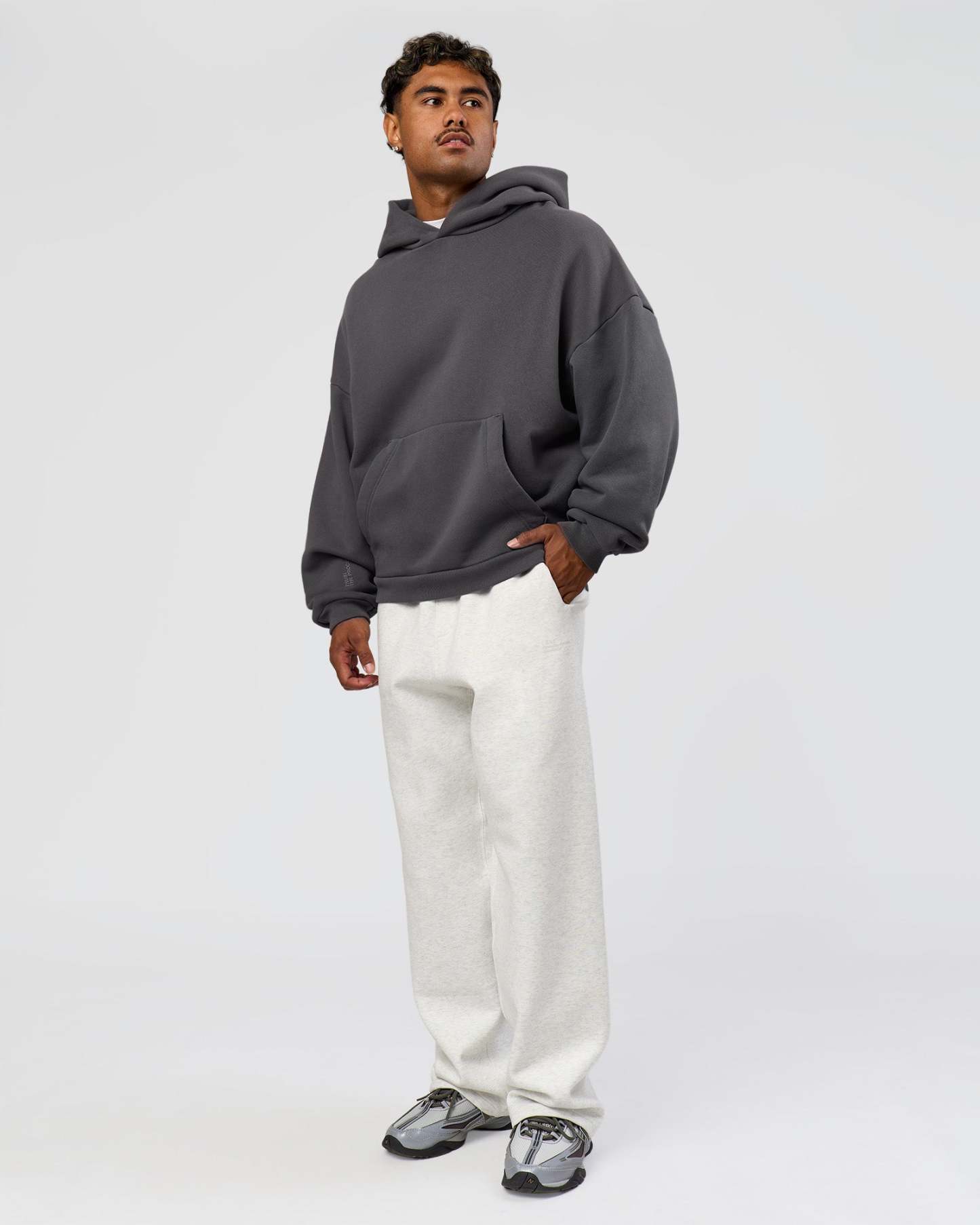 Memory In Motion Ultra Heavyweight Washed Hoodie - Dark Storm Washed