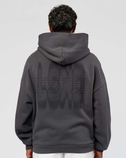 Memory In Motion Ultra Heavyweight Washed Hoodie - Dark Storm Washed