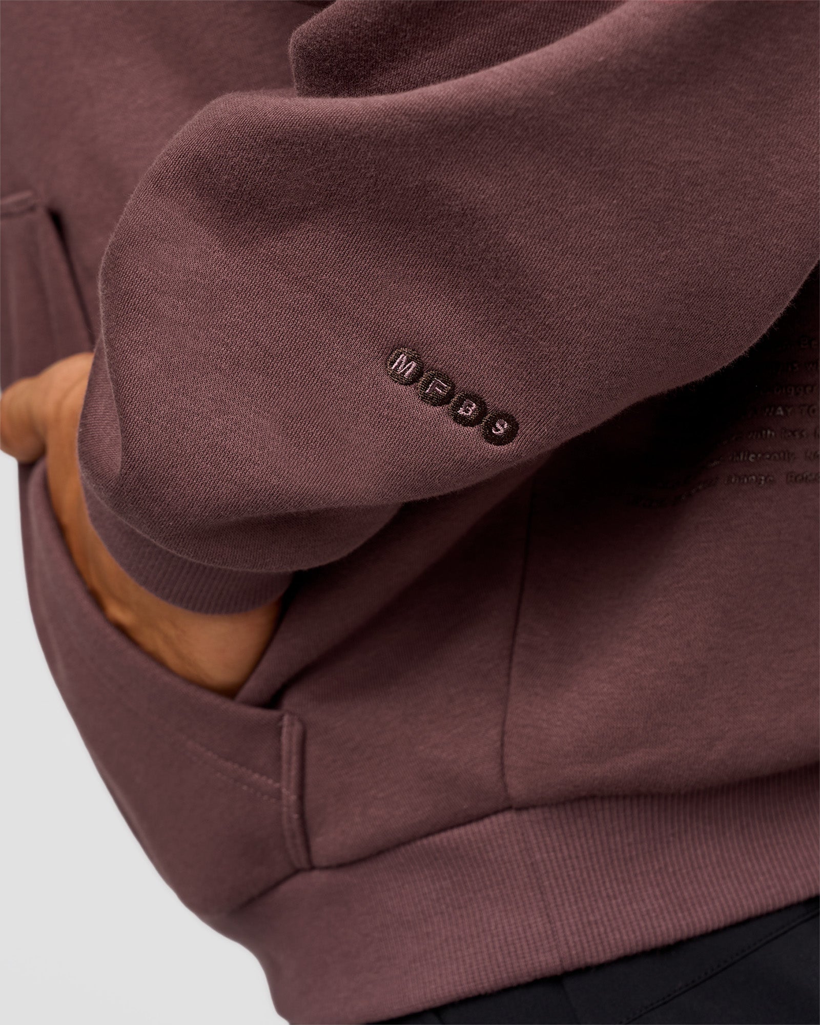 Static Grit Unisex Boxy Hoodie - Cocoa Powder-Hot Chocolate