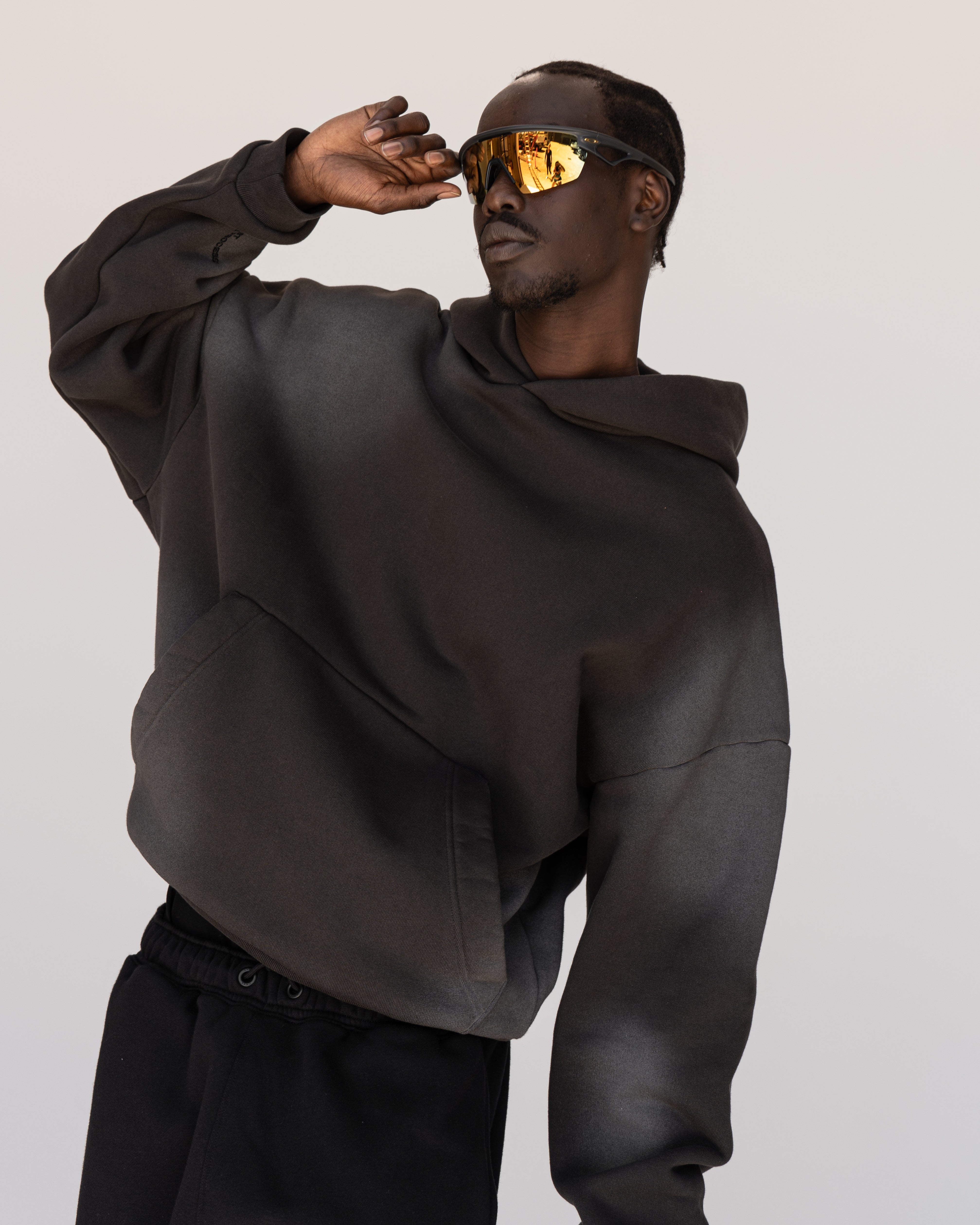 Memory In Motion Ultra Heavyweight Washed Hoodie - Charcoal Washed