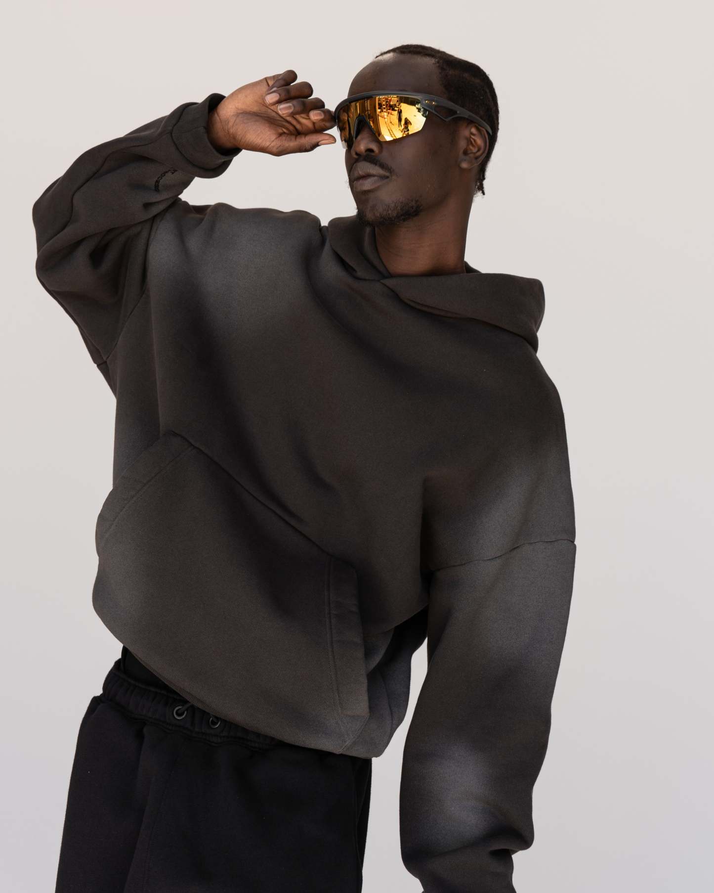 Memory In Motion Ultra Heavyweight Washed Hoodie - Charcoal Washed