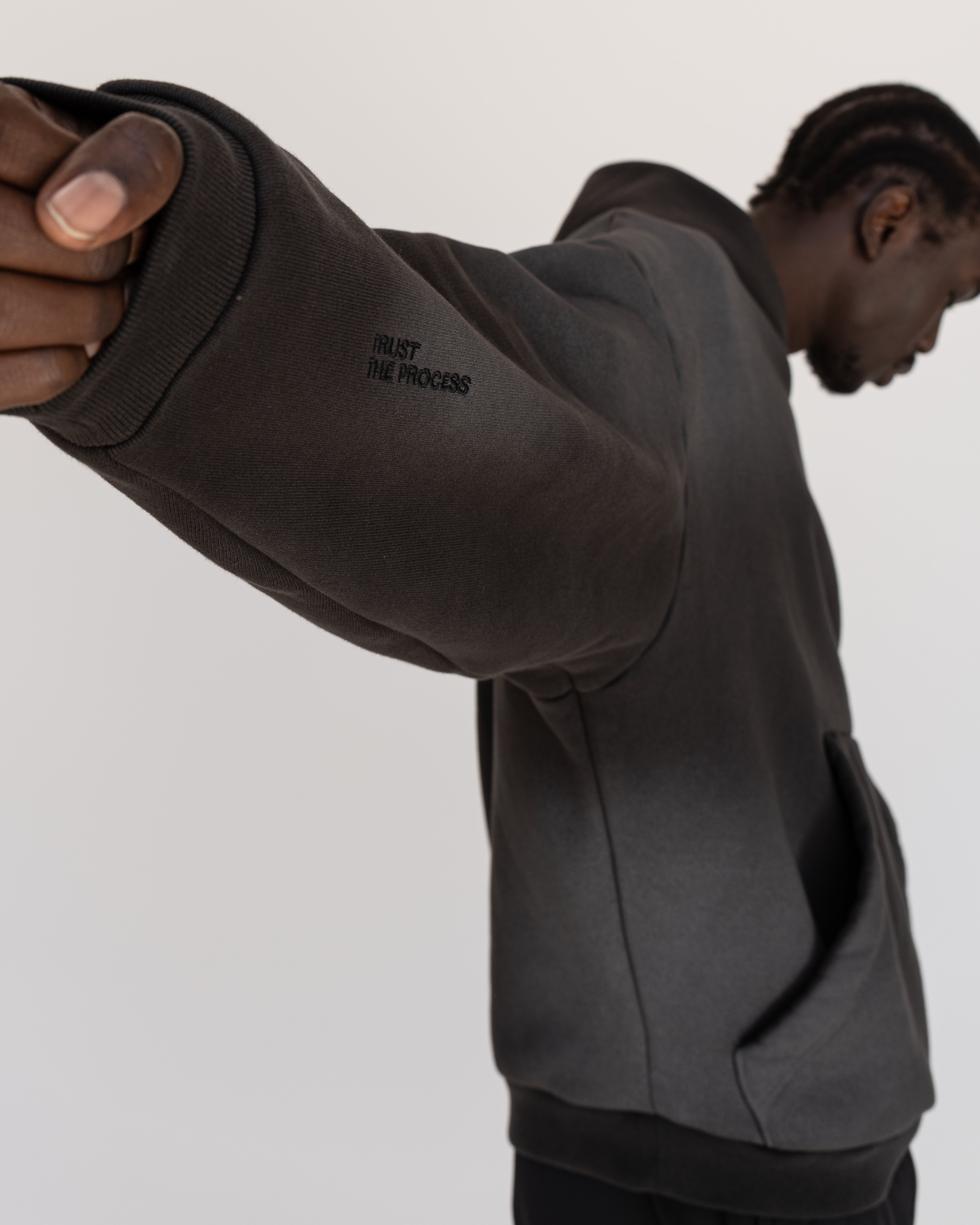Memory In Motion Ultra Heavyweight Washed Hoodie - Charcoal Washed