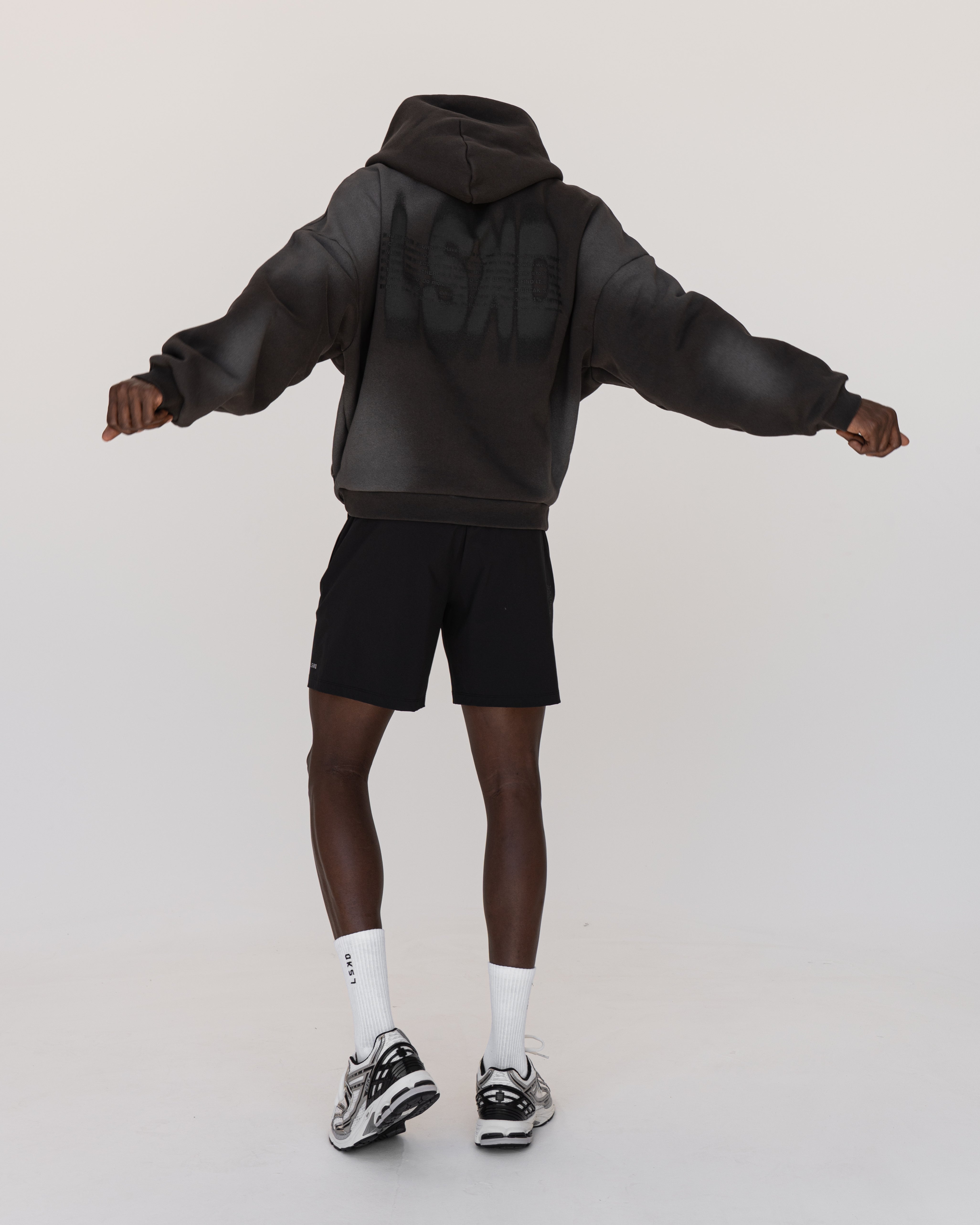 Memory In Motion Ultra Heavyweight Washed Hoodie - Charcoal Washed