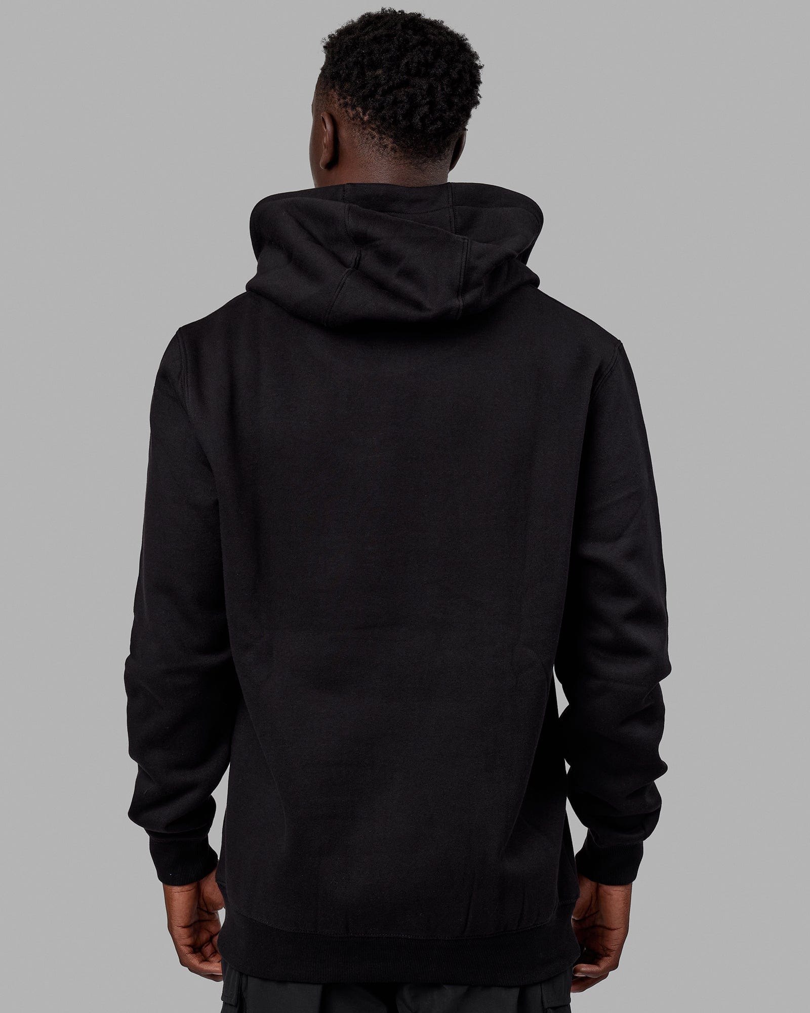 Structure Hoodie - Black-White