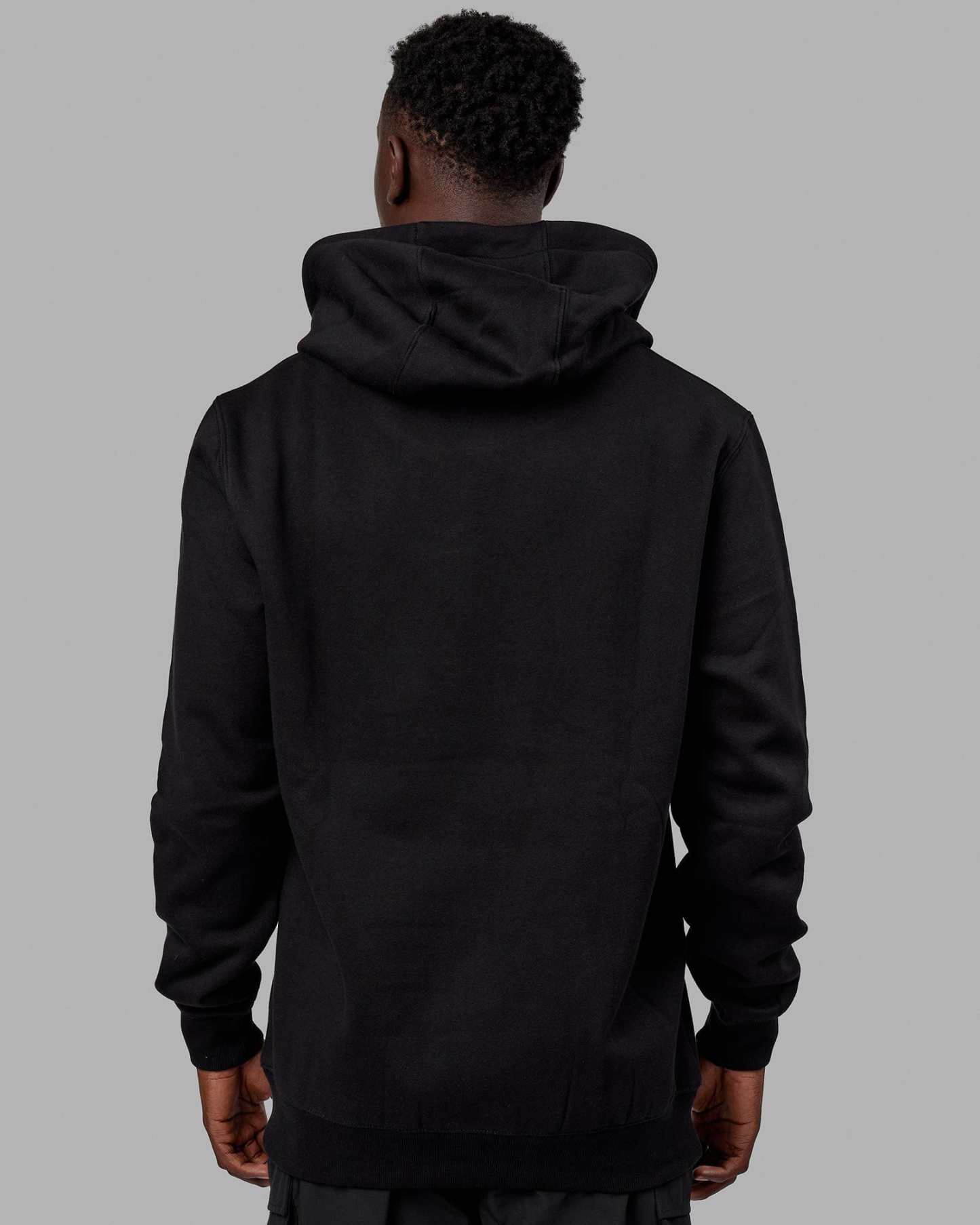 Structure Hoodie - Black-White