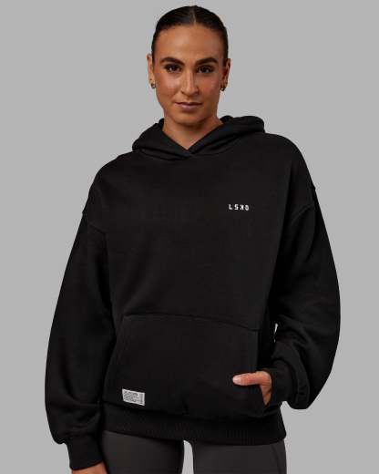 VS6 Hoodie Oversize - Black-White