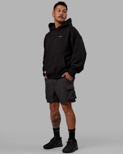VS6 Hoodie Oversize - Black-White