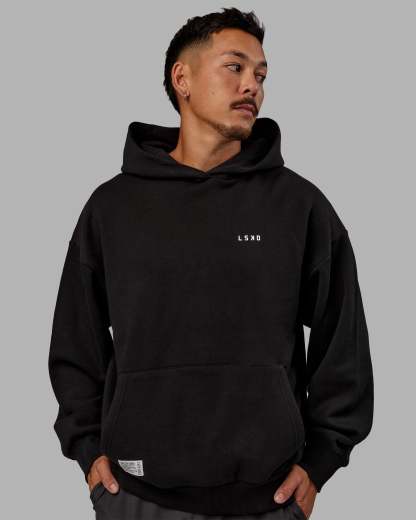 VS6 Hoodie Oversize - Black-White