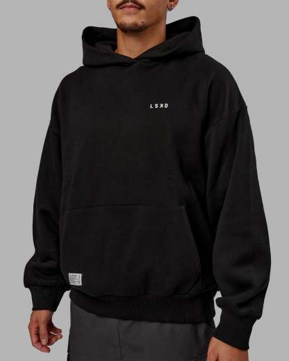 VS6 Hoodie Oversize - Black-White
