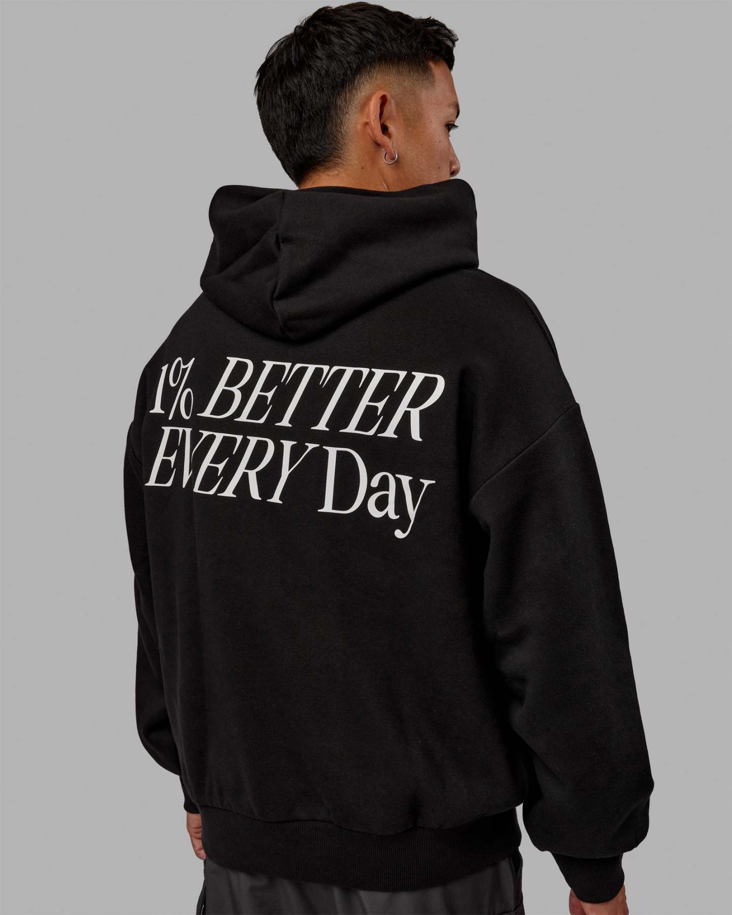 VS6 Hoodie Oversize - Black-White