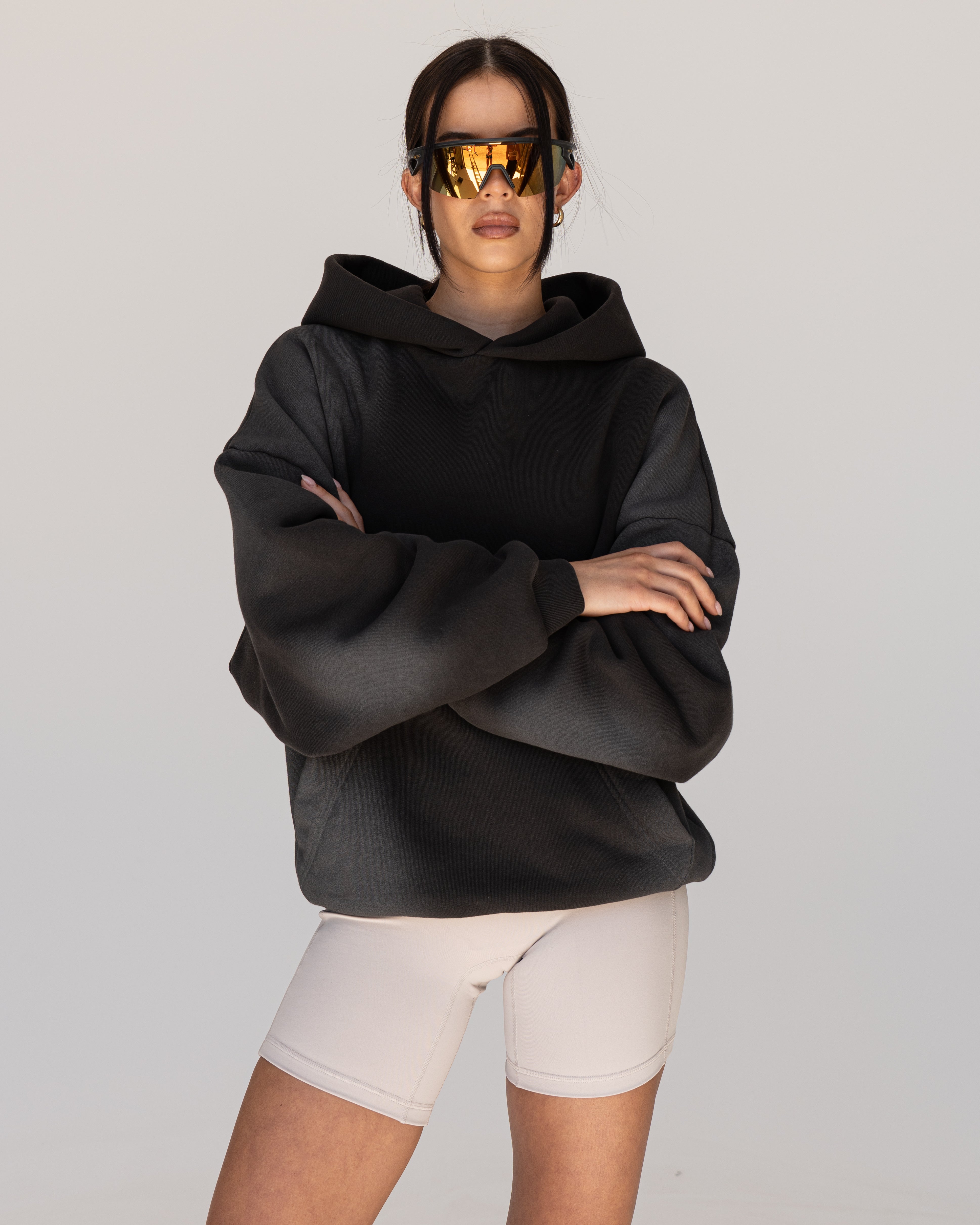 Memory In Motion Ultra Heavyweight Washed Hoodie - Charcoal Washed