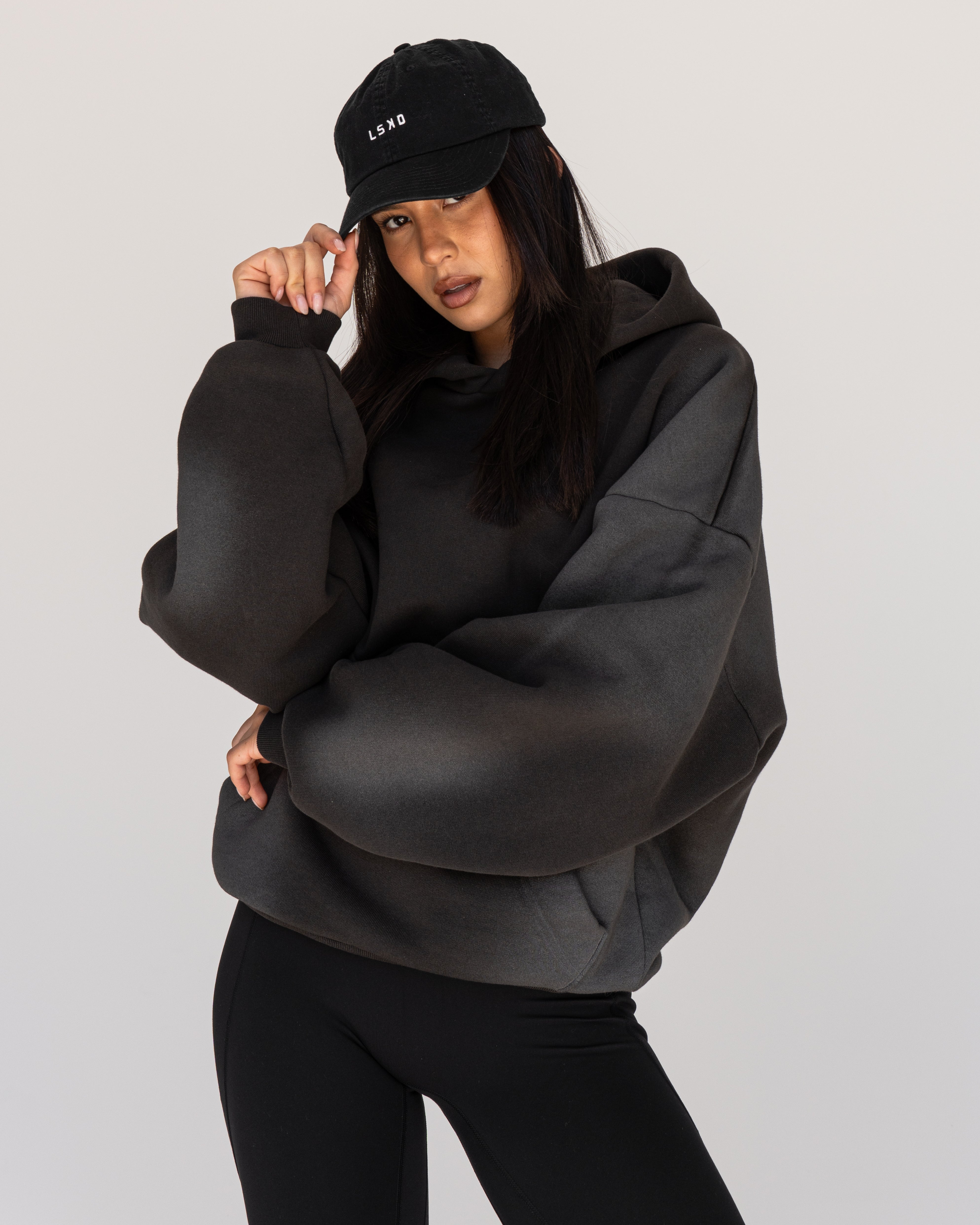 Memory In Motion Ultra Heavyweight Washed Hoodie - Charcoal Washed