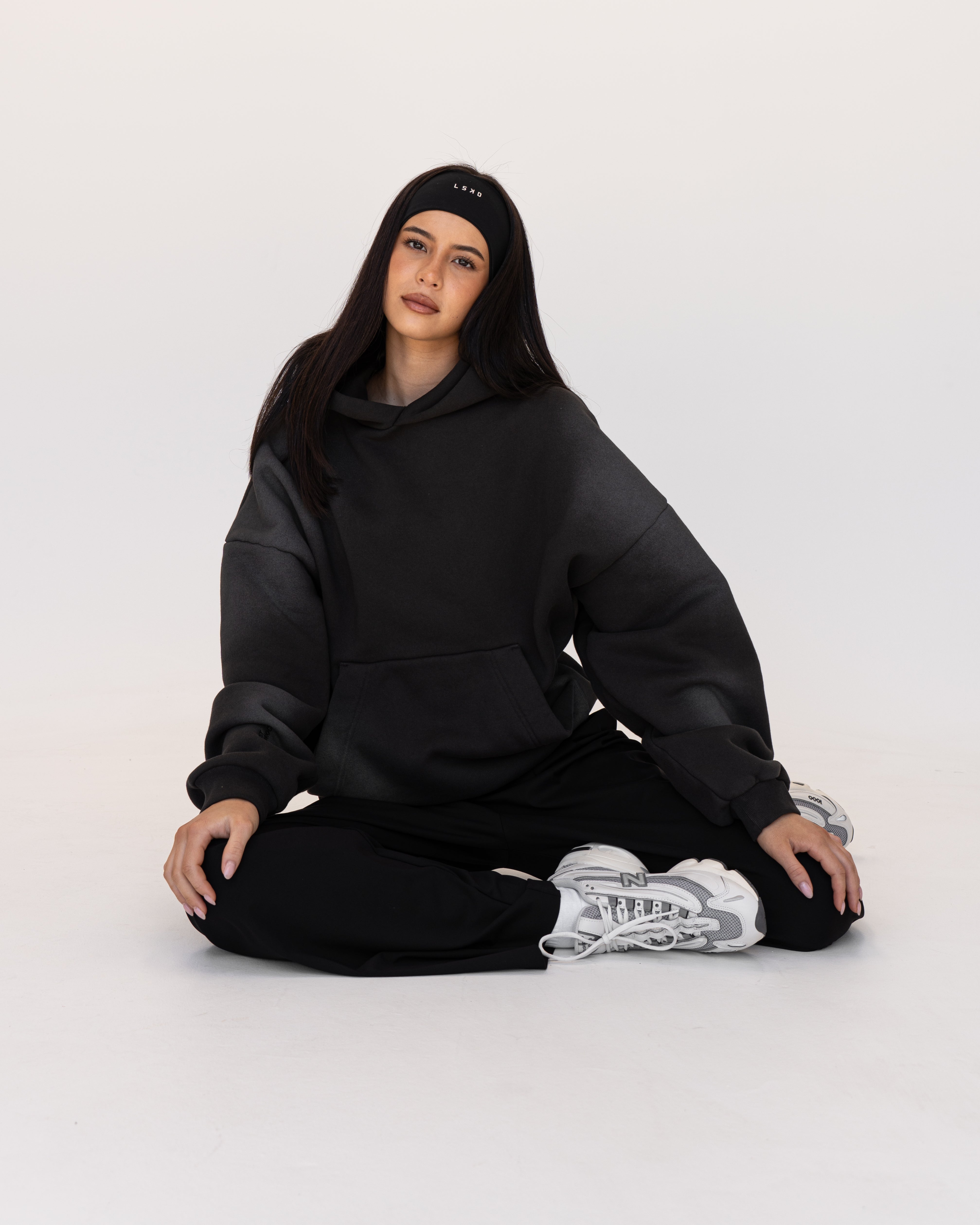 Memory In Motion Ultra Heavyweight Washed Hoodie - Charcoal Washed