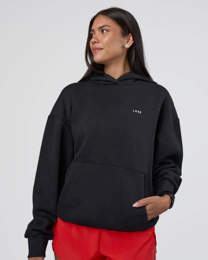 Lifting Unisex Oversized Hoodie - Black-Flame