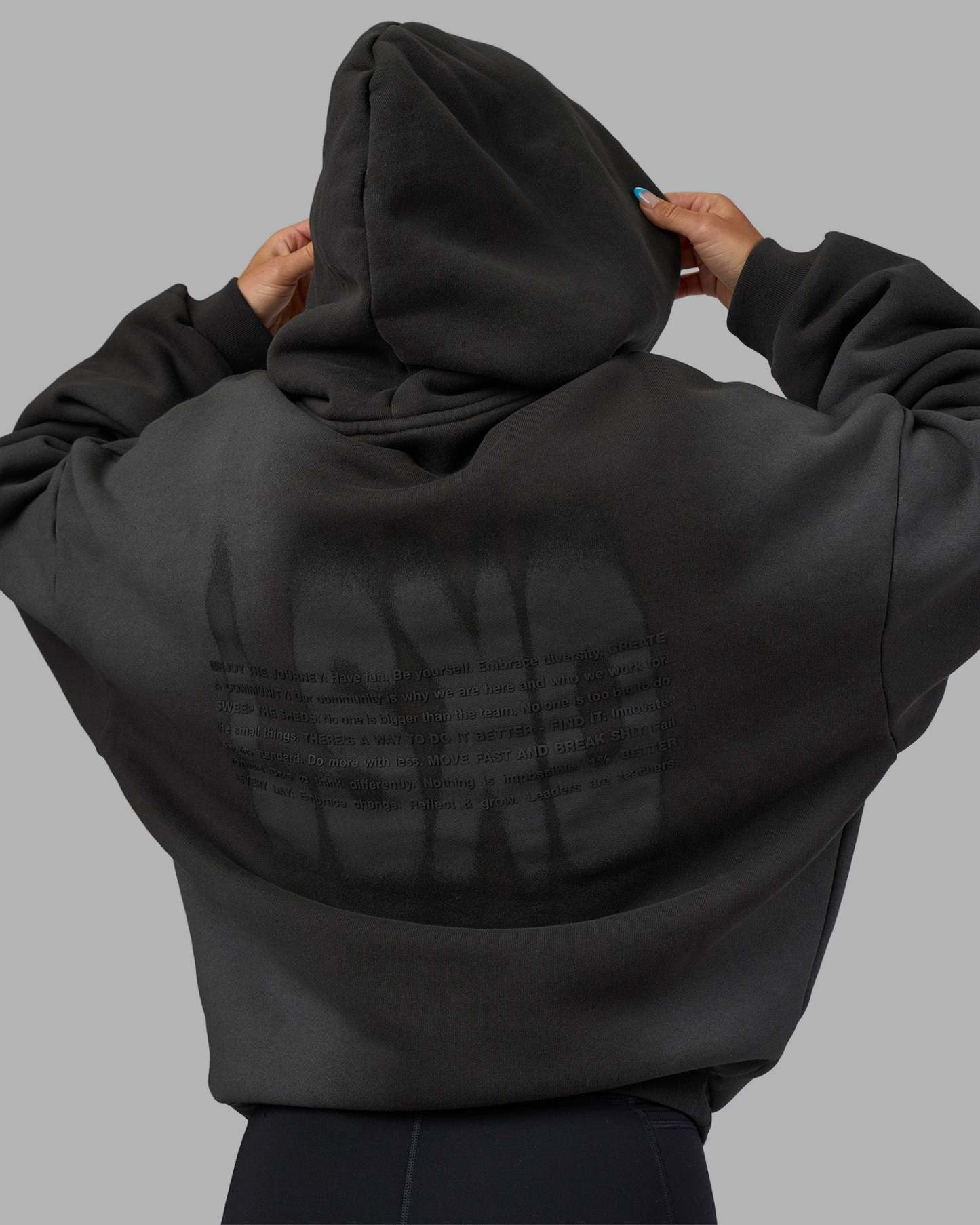 Memory In Motion Ultra Heavyweight Washed Hoodie - Charcoal Washed