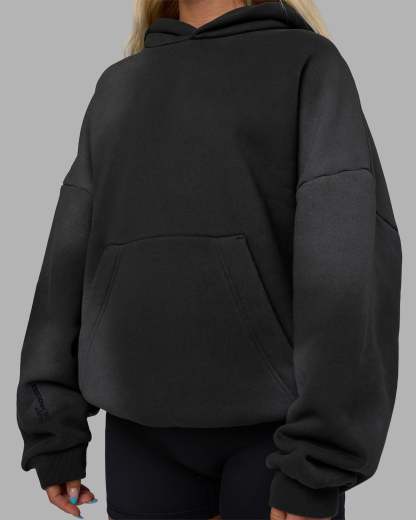 Memory In Motion Ultra Heavyweight Washed Hoodie - Charcoal Washed