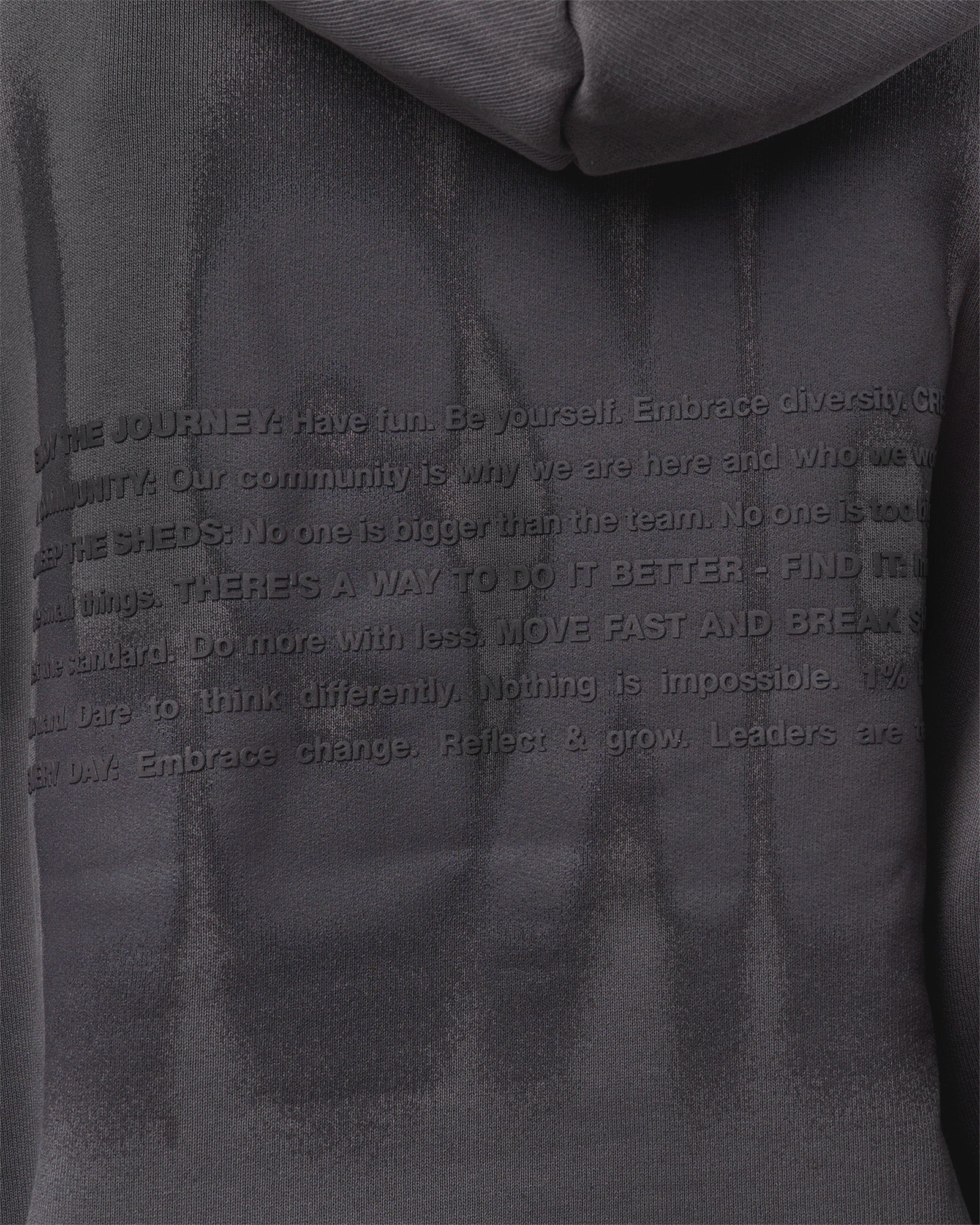 Memory In Motion Ultra Heavyweight Washed Hoodie - Dark Storm Washed