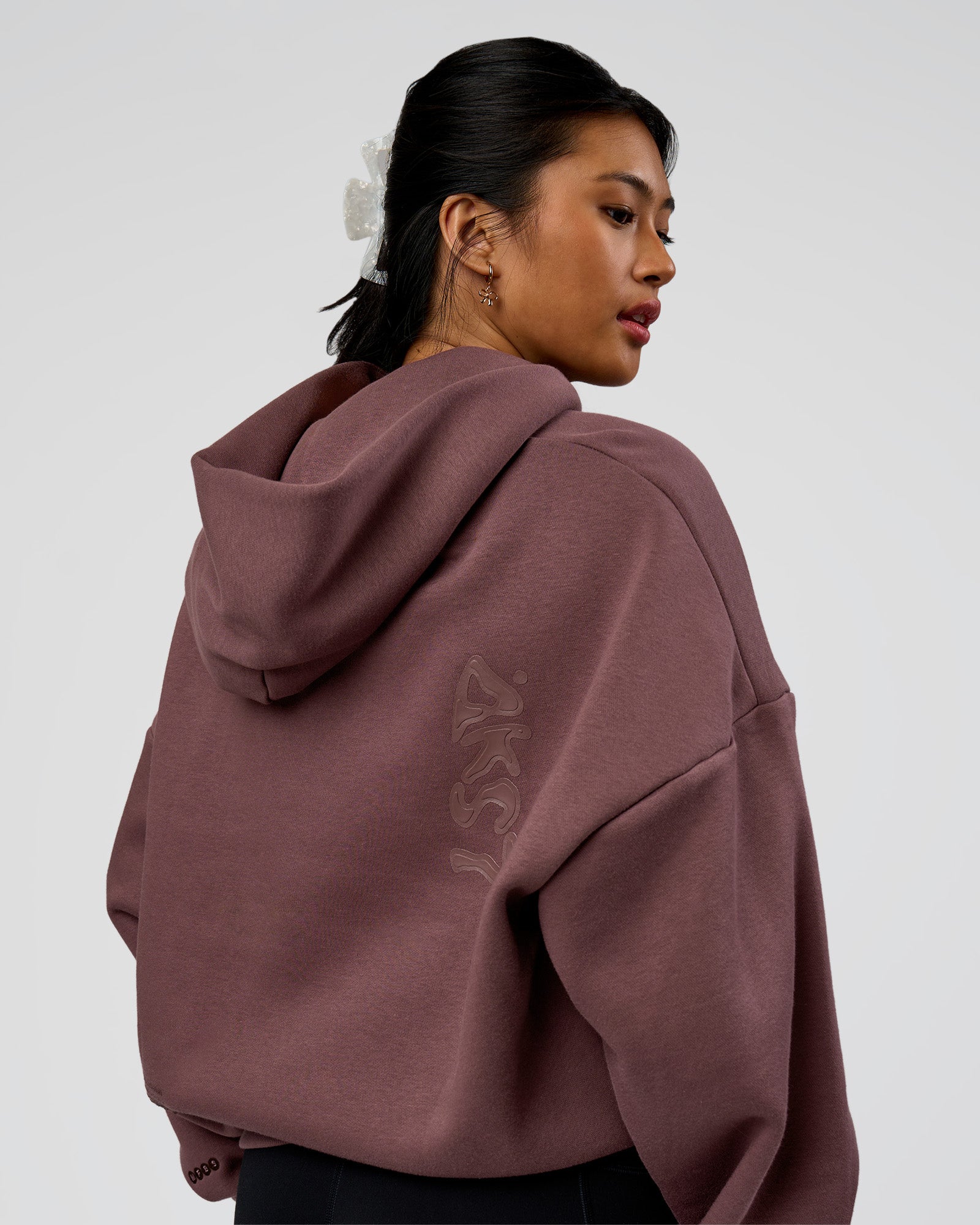 Static Grit Unisex Boxy Hoodie - Cocoa Powder-Hot Chocolate