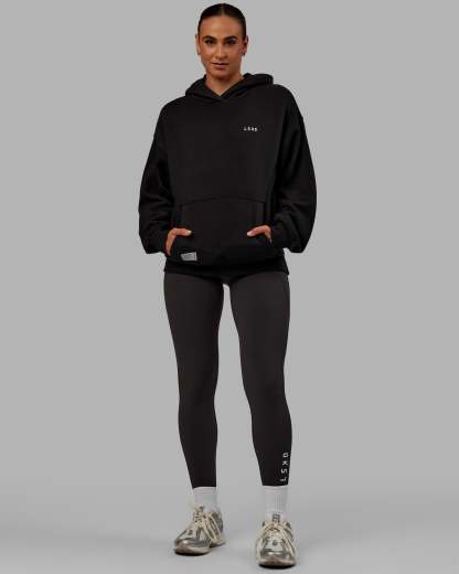 VS6 Hoodie Oversize - Black-White