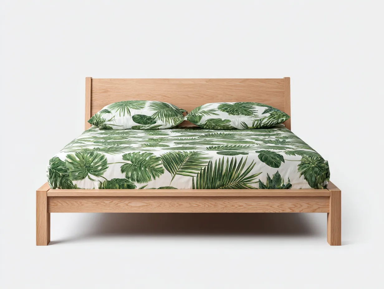 Doppelbett-Holz-214x196x96 cm-Natur-Modern-Luxegetnest