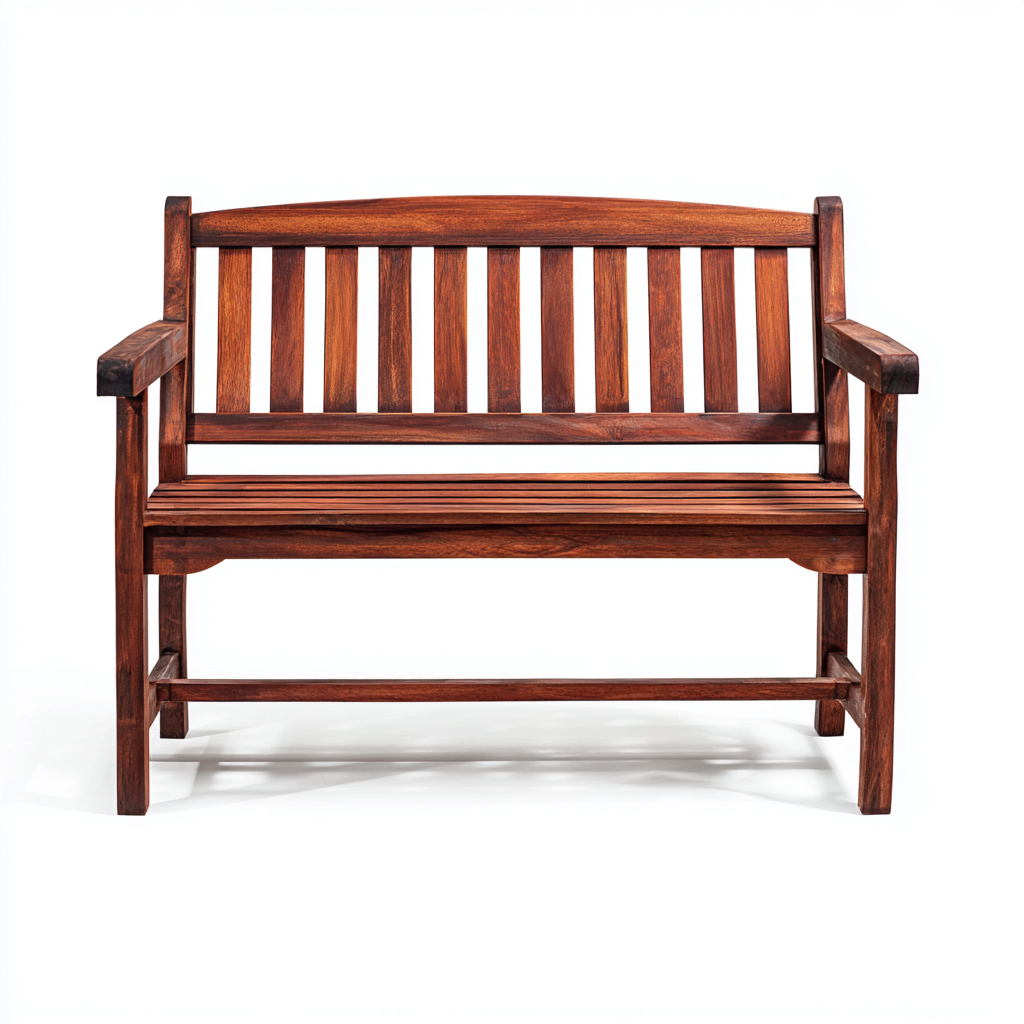 Banco de jardín madera maciza marrón 130x64x92 cm - diseño clásico - estructura duradera-Homiuphaus