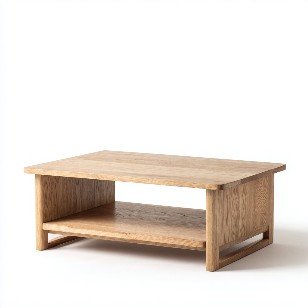 Mesas de centro madera maciza 100x60x40 cm color madera apto para salón diseño moderno-Homiuphaus