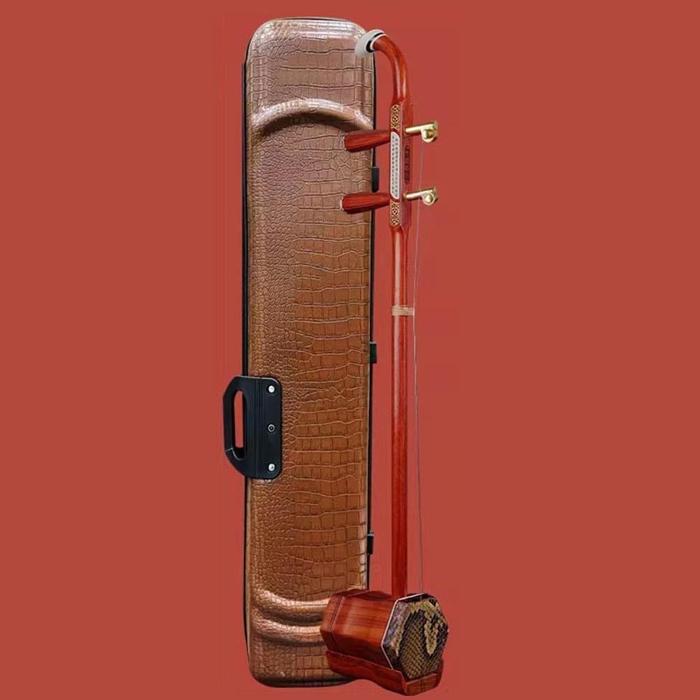 Erhu chino de palisandro Red C - Instrumento musical profesional de dos cuerdas - Accesorios incluidos-Havenupyard