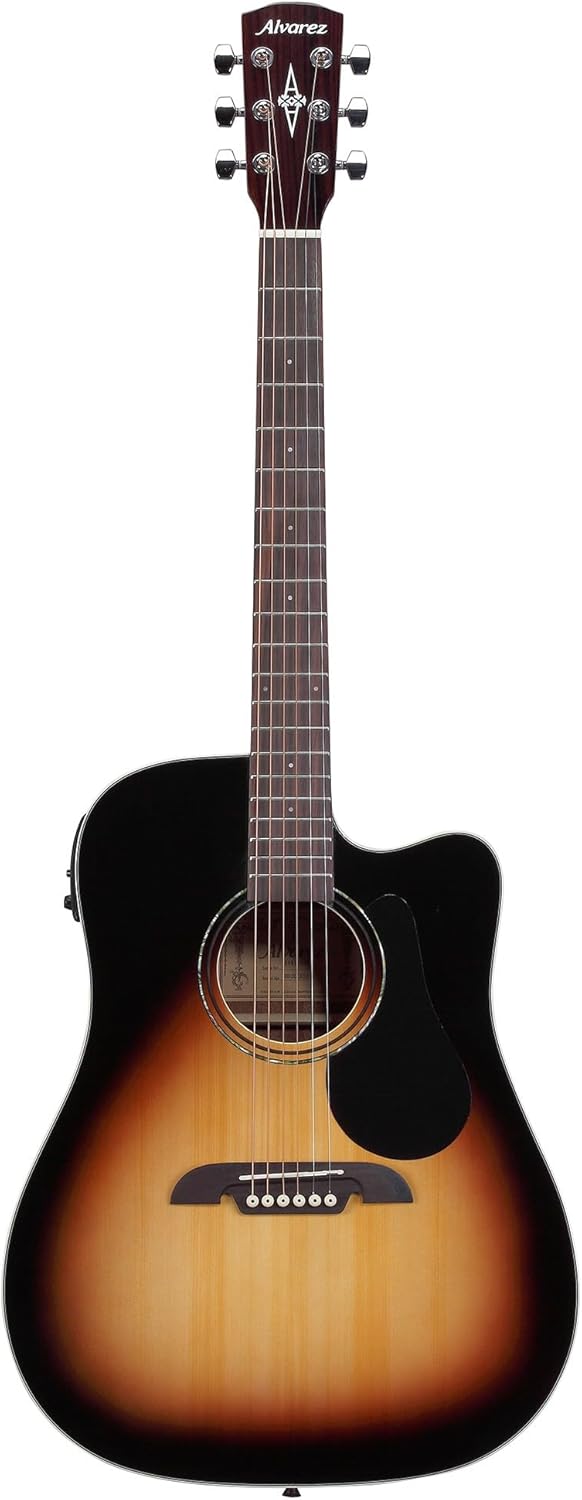 Alvarez RD26CESB guitarra electroacústica de 6 cuerdas - cutaway natural tapa de abeto cuerpo de abeto y mástil de caoba-Havenupyard