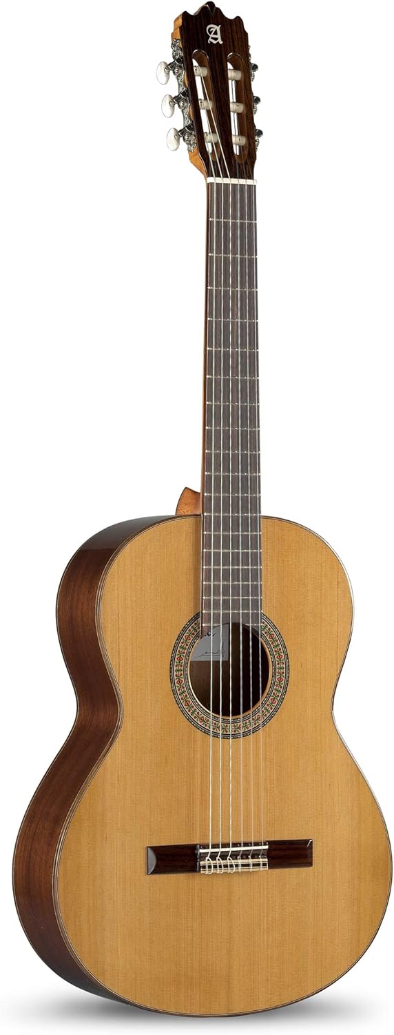 Alhambra 3C cuatro cuartos - Guitarra clásica marrón - tapa de cedro - cuerpo de cedro - diapasón de palisandro-Havenupyard