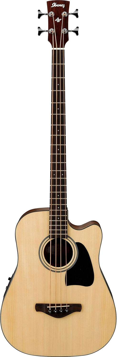 Bajo acústico electrificado Ibanez AWB50CE LG - 4 cuerdas - tapa de caoba - refuerzo de palisandro-Havenupyard