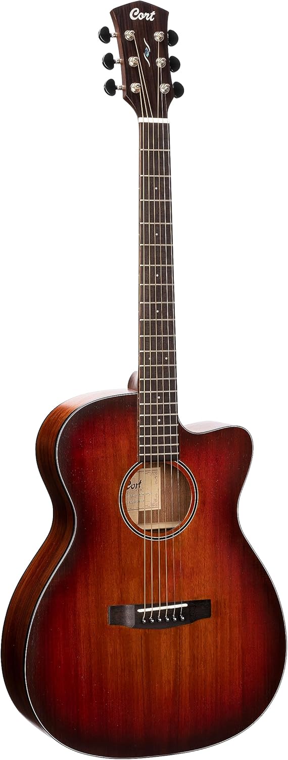 Cort CORE OC ABW OPLB - Guitarra electroacústica Blackwood - cuerpo de caoba - diapasón de ovangkol-Havenupyard