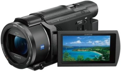 Sony Handycam FDR AX53 - videocámara 4K Ultra HD - lente Zeiss Vario Sonnar 26,8 mm - zoom óptico 20 aumentos - pantalla 3 pulgadas-Havenupyard
