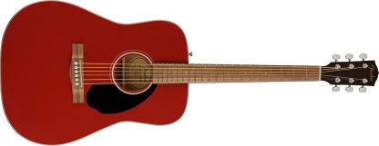 Guitarra acústica Fender FSR CD 60 Dreadnought V3 - Color cereza - Diapasón de nogal - Para principiantes diestros-Havenupyard