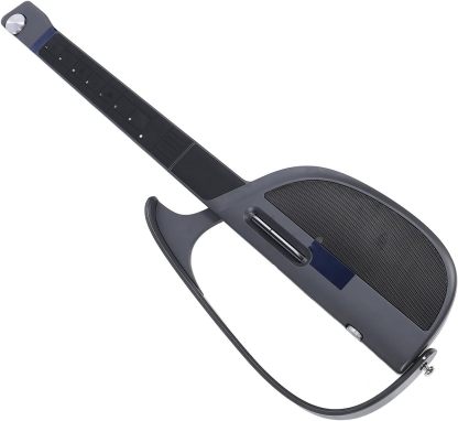 Goshyda - Guitarra inteligente sin cuerdas gris negro - plegable de viaje - generador de acordes - batería y bajo integrados-Havenupyard