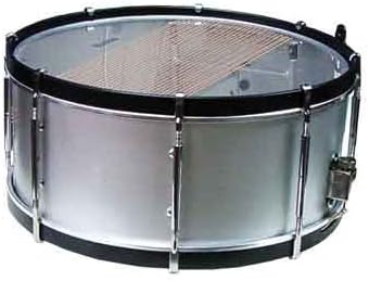 Tambor cadete Samba - Tambor de aluminio de 14 pulgadas - Instrumento de percusión con cuerpo metálico-Havenupyard