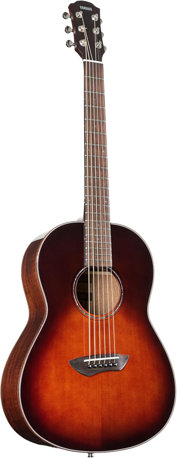 Yamaha CSF3M - Guitarra acústica de viaje tabaco oscuro - Pícea caoba palisandro y sonido potente-Havenupyard
