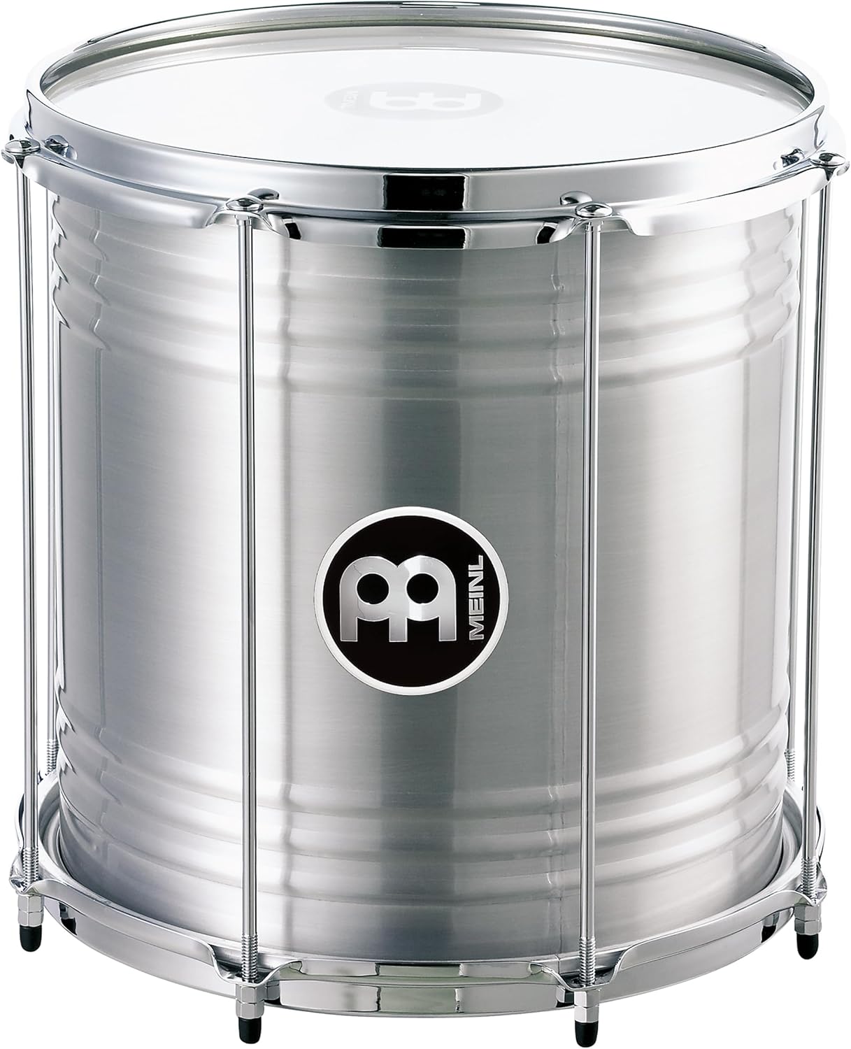 Meinl Percussion RE12 - Repinique de aluminio de 12 pulgadas - Tambor plateado para percusión samba-Havenupyard