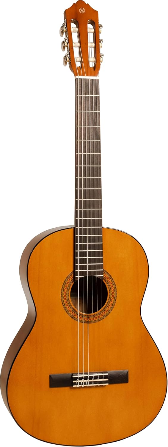 Yamaha C40II - Guitarra clásica marrón y amarilla - Cuerdas de nailon - Orientación derecha-Havenupyard