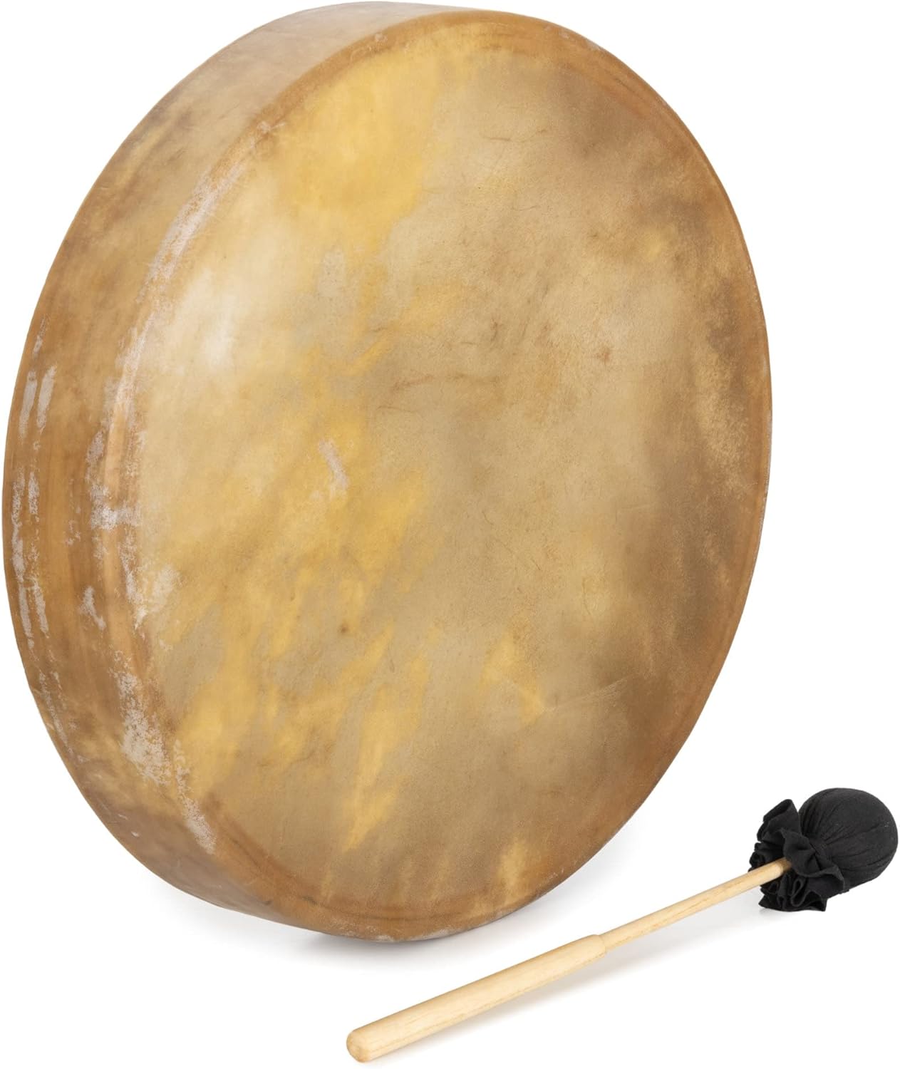 Classic Cantabile TSD 18 - Tambor chamánico tradicional de 18 pulgadas - Piel de caballo con mazo incluido-Havenupyard
