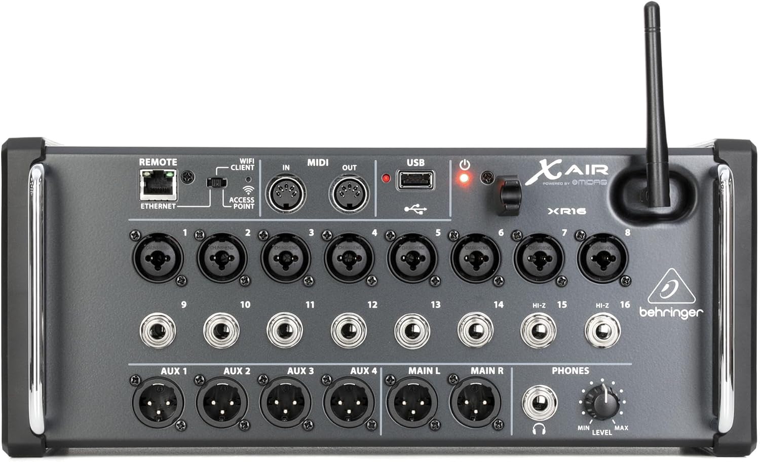 Behringer X AIR XR16 - Mesa de mezclas digital de 16 canales - USB y WiFi - entradas XLR para directo y estudio-Havenupyard