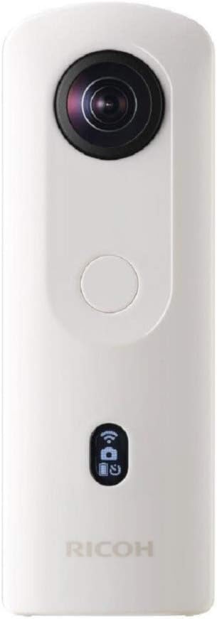 Ricoh Theta SC 2 blanca - cámara 360 grados 4K - sensor CMOS - memoria interna - conexión USB - formato compacto para fotos y vídeo-Havenupyard