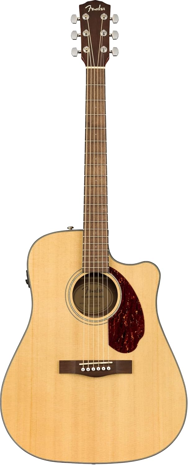 Fender CD-140SCE Dreadnought - Guitarra acústica electrificada natural - tapa de pícea - estuche rígido incluido-Havenupyard