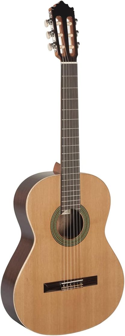 Guitarra clásica 201 - Acabado brillante rojo - Tapa de cedro - Diapasón de palisandro - Orientación ambidiestra-Havenupyard