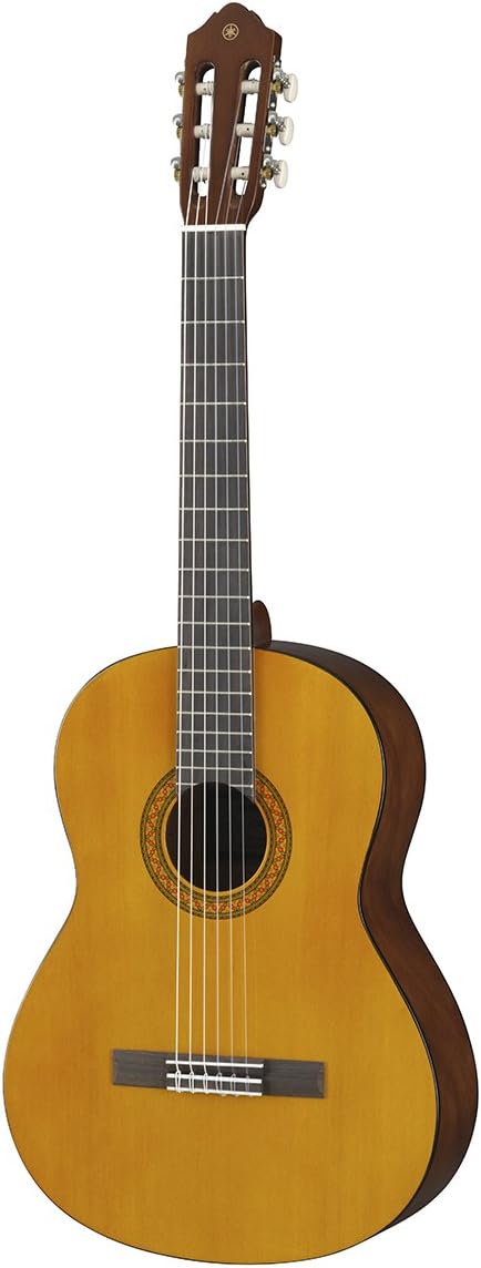 Yamaha C40 guitarra clásica de tamaño completo - cuerdas de nailon color beige bronceado tapa de pícea y cuerpo de caoba-Havenupyard