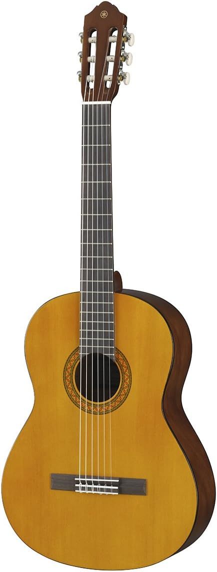 Yamaha C40 guitarra clásica de tamaño completo - cuerdas de nailon color beige bronceado tapa de pícea y cuerpo de caoba-Havenupyard